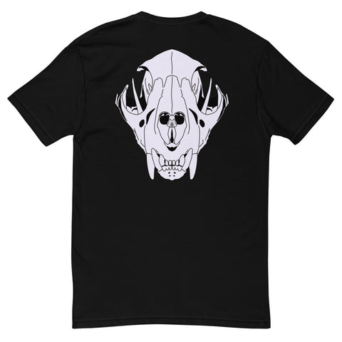 Cougar Skull T-Shirt - Black