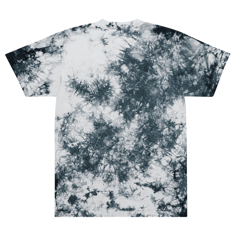 black grey tie dye