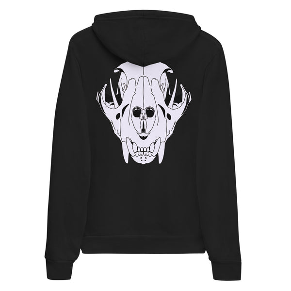 Cougar Skull Hoodie - Black