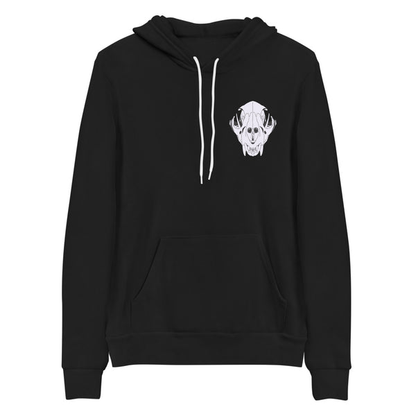 Cougar Skull Hoodie - Black