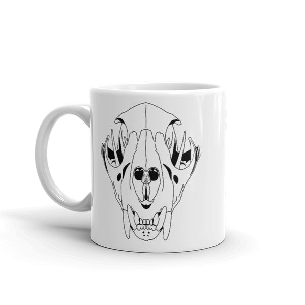 Ceramic Mug - Cougar Skull