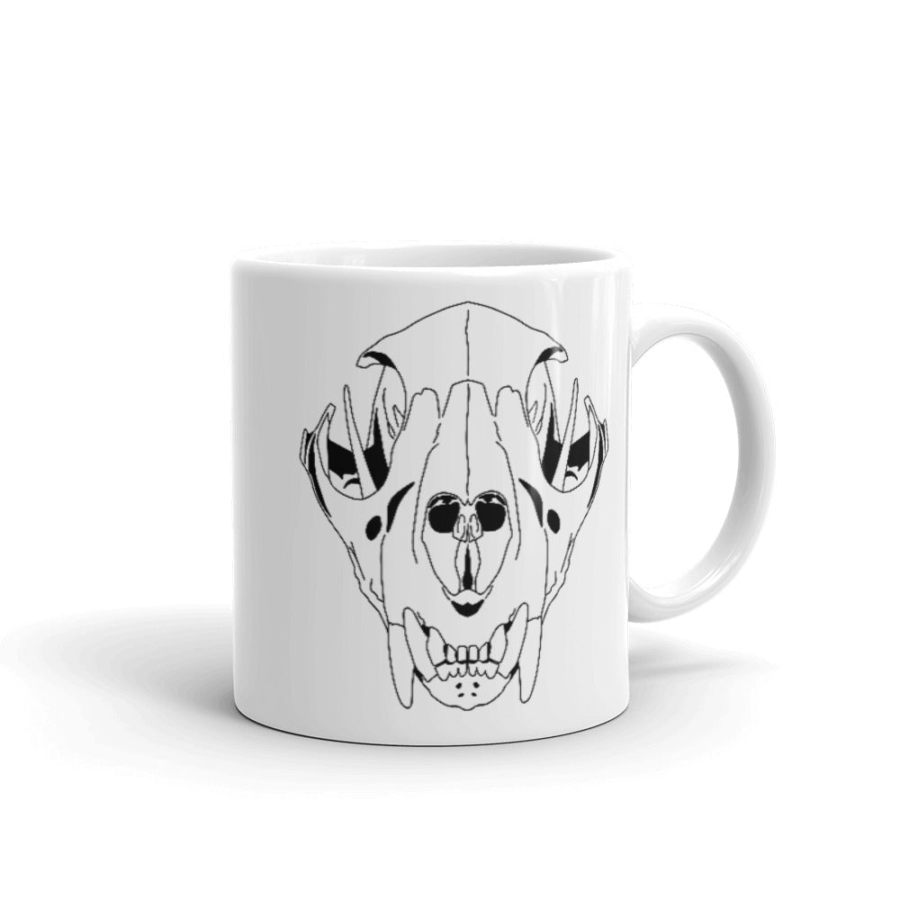 Ceramic Mug - Cougar Skull