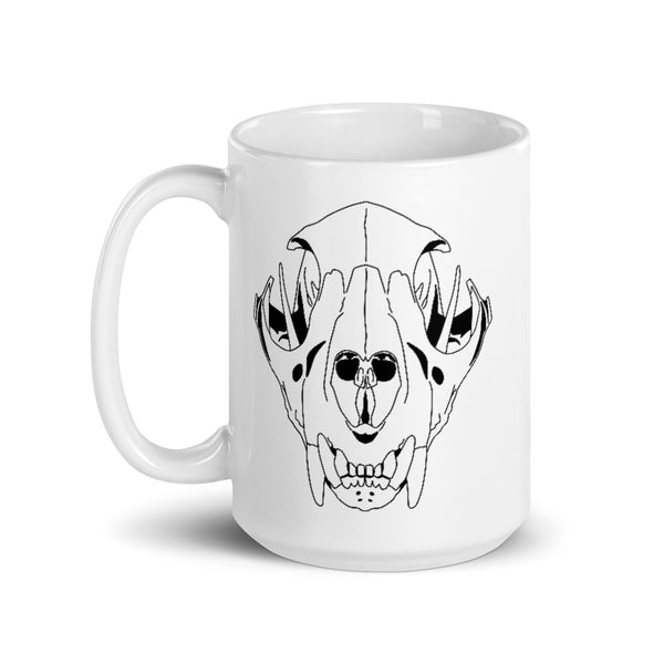 Ceramic Mug - Cougar Skull