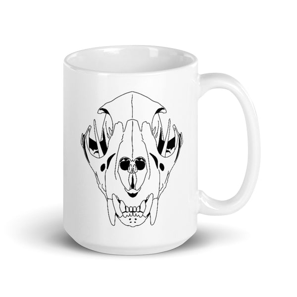 Ceramic Mug - Cougar Skull